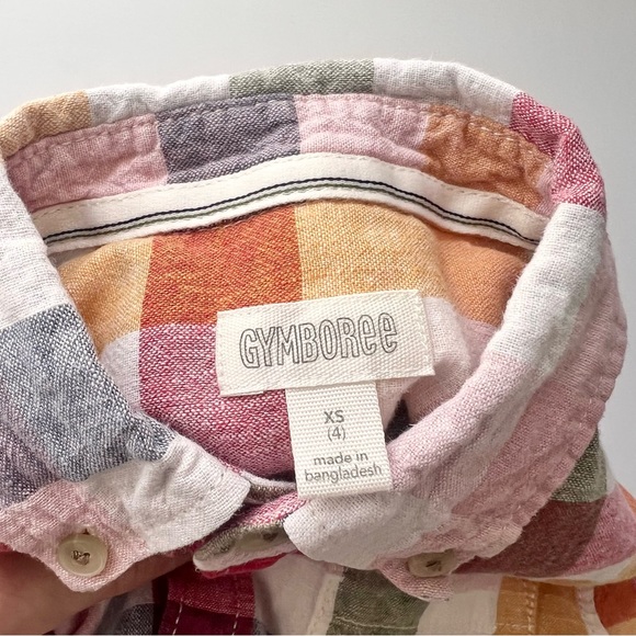 Gymboree Gingham Button Down Shirt - Picture 4 of 6